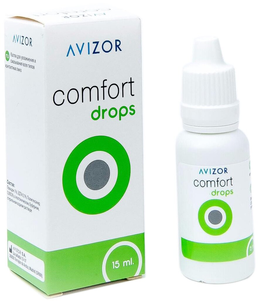 Капли комфорт дропс купить. Avizor Comfort Drops 15ml. Капли Avizor Comfort Drops, 15 мл. Капли для глаз Avizor Comfort Drops. Avizor Comfort Drops капли для линз 15мл.